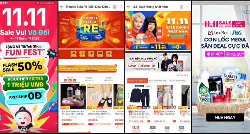 "Đại chiến" săn sale của các sàn thương mại điện tử Việt Nam dịp 11/11