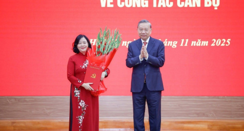 Bí thư Hà Nội Bùi Thị Minh Hoài giữ chức Bí thư Đảng ủy Mặt trận Tổ quốc, các đoàn thể Trung ương