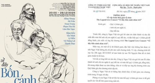 Chân dung đơn vị tổ chức đêm nhạc "Về đây bốn cánh chim trời" đang vướng lùm xùm huỷ show phút chót