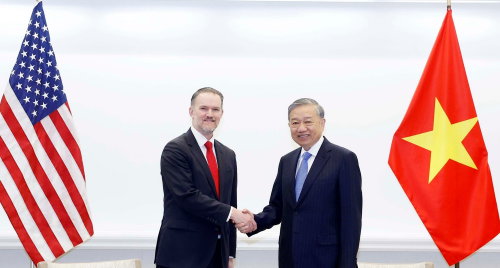 Tổng Bí thư Tô Lâm tiếp Trưởng đại diện Thương mại Hoa Kỳ Jamieson Greer