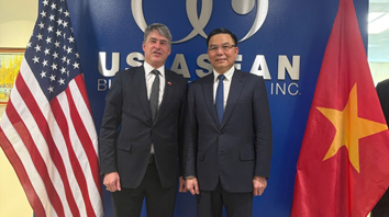 Quyền Bộ trưởng Bộ Công Thương Lê Mạnh Hùng dự tọa đàm với Hội đồng Kinh doanh Hoa Kỳ - ASEAN (USABC): Định hình khuôn khổ hợp tác kinh tế - thương mại Việt Nam - Hoa Kỳ ổn định, dài hạn và có thể dự báo