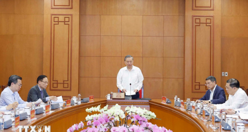 Tổng Bí thư Tô Lâm làm việc với Bộ Công Thương