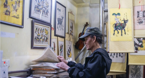 Dấu ấn thương nghiệp trong tranh Đông Hồ