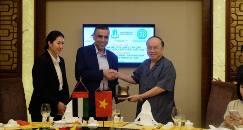 Chủ tịch HBA-VACOD tiếp Lãnh đạo tổ chức AIM Global: Thúc đẩy tiến trình tổ chức Diễn đàn kinh tế quốc tế tại Hà Nội