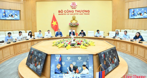 Thứ trưởng Nguyễn Hoàng Long làm việc trực tuyến với Bộ Năng lượng Liên bang Nga