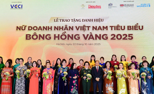 Vinh danh 14 nữ doanh nhân VACOD và HBA đạt giải Bông Hồng Vàng 2025