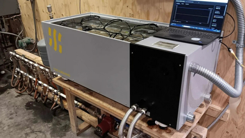 Mỹ thử nghiệm sưởi ấm bằng… tiền mã hóa