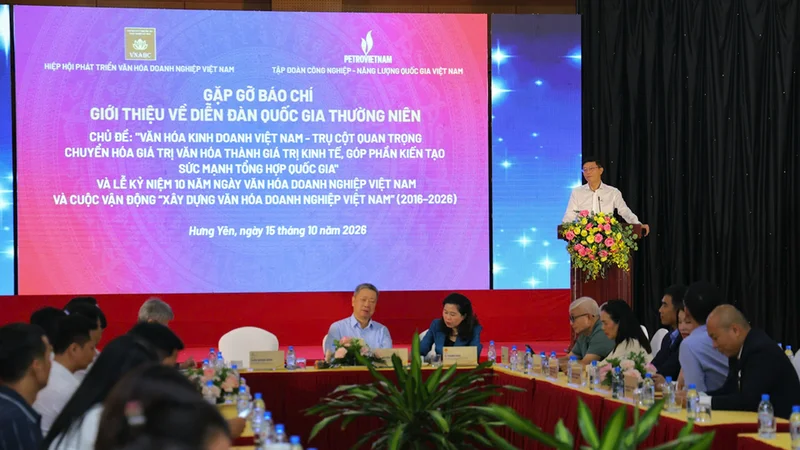 Diễn đàn Quốc gia “Văn hoá với Doanh nghiệp” 2026: Định hình khung hành động 10 năm tới