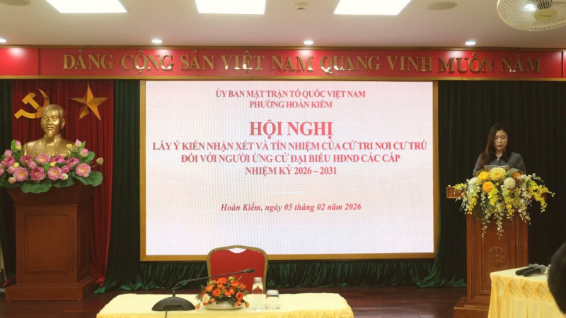 100% cử tri nơi cư trú tín nhiệm ông Trần Thọ Hiển ứng cử đại biểu HĐND thành phố Hà Nội