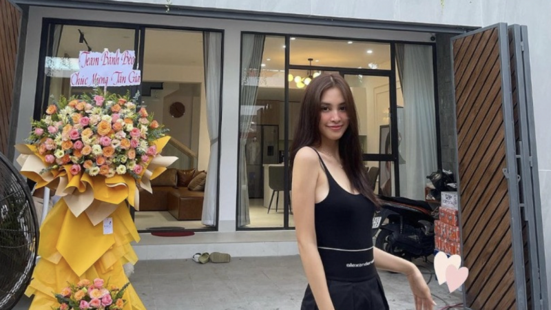 Biệt thự sang trọng hoa hậu Tiểu Vy dành tặng bố mẹ tại TP.HCM