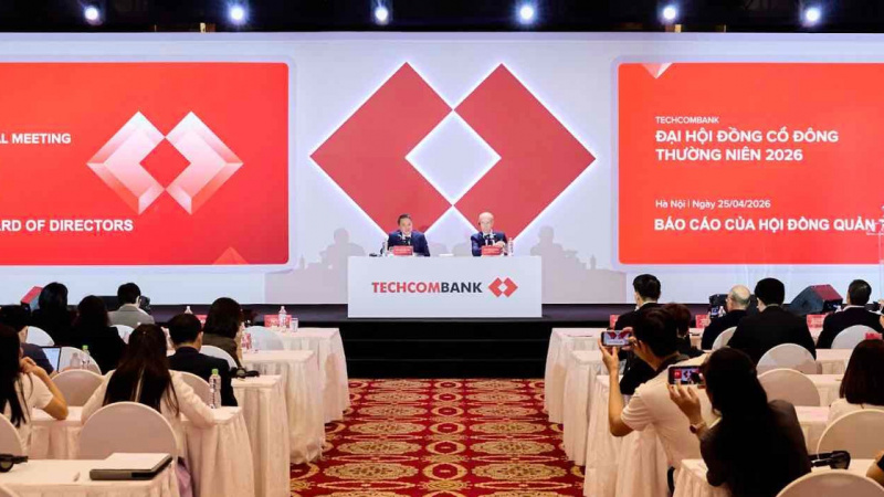 Đại hội cổ đông Techcombank: Xây dựng hai kịch bản lợi nhuận, tăng vốn điều lệ cao nhất hệ thống