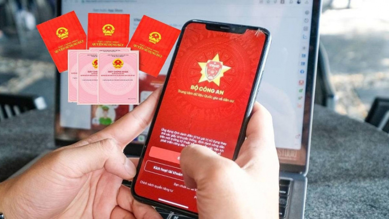 Sổ đỏ trên VNeID được dùng thay cho bản giấy