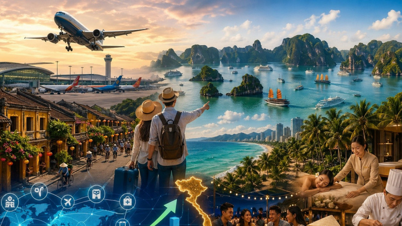 Du lịch – hàng không – dịch vụ trải nghiệm: Ngành xuất khẩu tại chỗ và bài toán giữ lại giá trị cho quốc gia