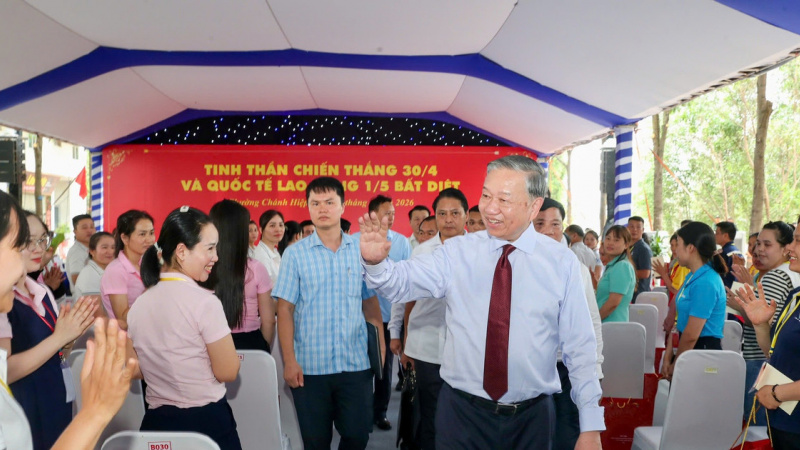 Toàn văn nội dung nói chuyện của Tổng Bí thư, Chủ tịch nước Tô Lâm với công nhân, người lao động thành phố Hồ Chí Minh
