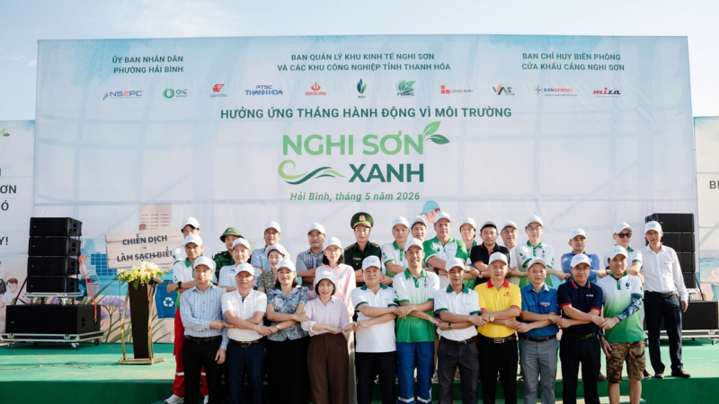 Chương trình bảo vệ môi trường biển "Nghi Sơn Xanh" 2026: Từ sáng kiến tiên phong đến chương trình hành động