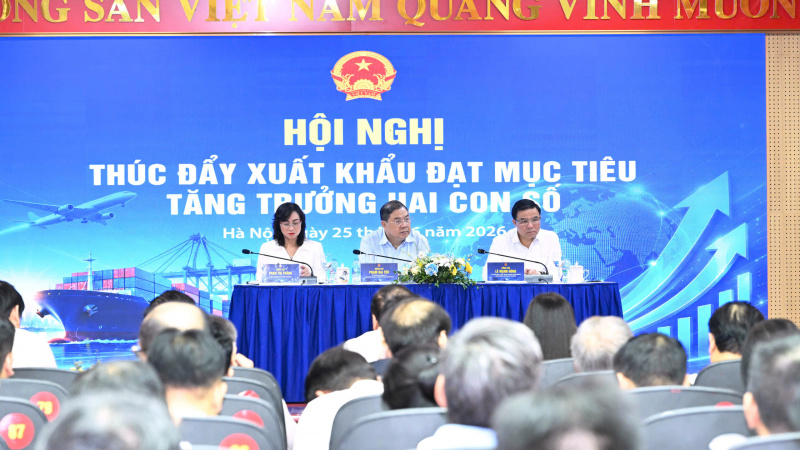 Hội nghị thúc đẩy xuất khẩu đạt mục tiêu tăng trưởng hai con số