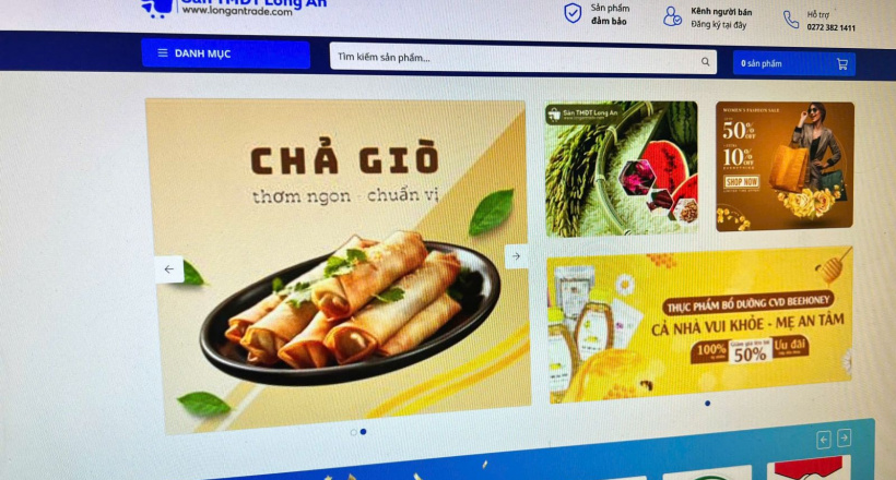 Long An: Hỗ trợ đưa nhiều loại nông sản quảng bá, tiêu thụ qua sàn thương mại điện tử