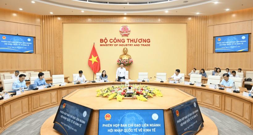 Phiên họp lần thứ nhất năm 2025 của Ban chỉ đạo liên ngành hội nhập quốc tế về kinh tế