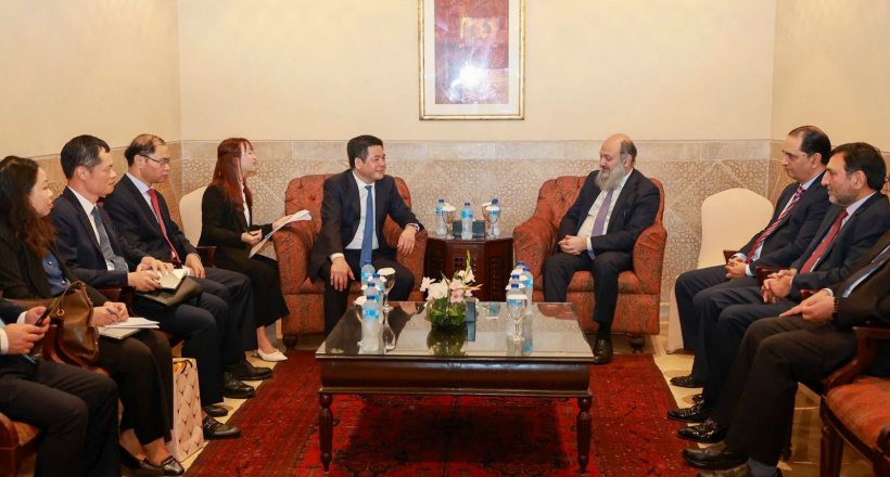 Chùm ảnh: Bộ trưởng Nguyễn Hồng Diên hội đàm với Bộ trưởng Thương mại Pakistan