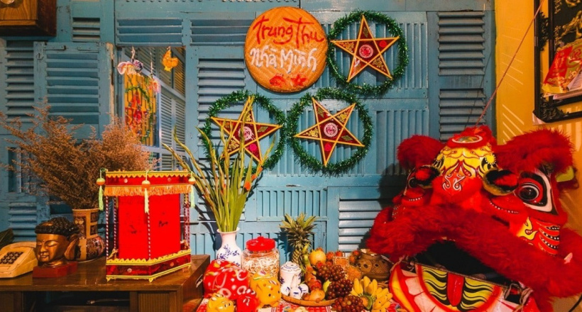 Chiêm ngưỡng những mâm cỗ Trung thu đẹp và ý nghĩa của hội chị em yêu bếp