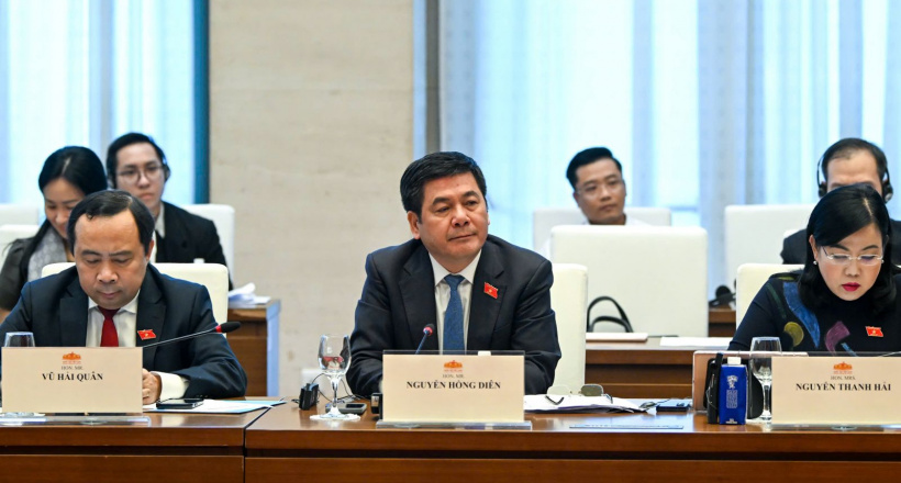 Bộ trưởng Nguyễn Hồng Diên tham dự buổi tiếp Đoàn Hội đồng Kinh doanh châu Âu - ASEAN