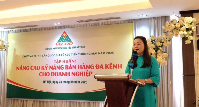 VACOD tổ chức thành công khóa tập huấn "Nâng cao kỹ năng bán hàng đa kênh cho doanh nghiệp"