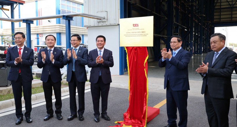 Bộ trưởng Nguyễn Hồng Diên dự Lễ khánh thành Nhà máy điện Nhơn Trạch 3,4