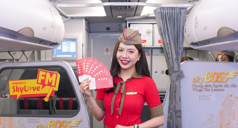 Ngập tràn quà tặng trên những chuyến bay Vietjet mùa lễ hội Giáng sinh 2025