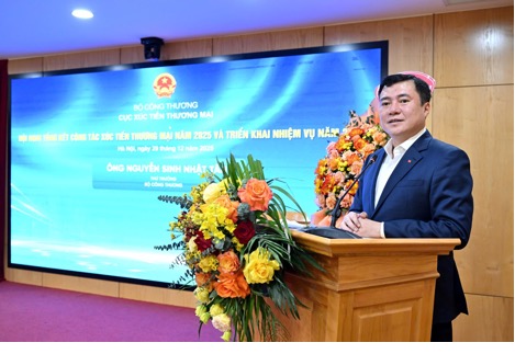 Cục Xúc tiến thương mại tổ chức Hội nghị tổng kết công tác năm 2025, triển khai nhiệm vụ năm 2026