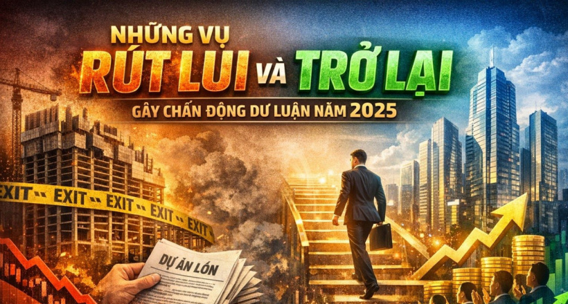 Những màn rút lui và tái xuất rúng động dư luận năm 2025 trong giới kinh doanh Việt