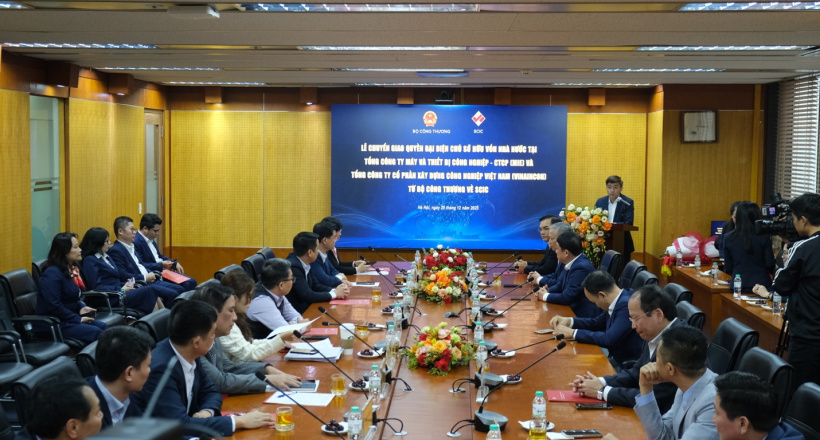 Lễ ký kết biên bản chuyển giao 2 Tổng công ty từ Bộ Công Thương về Tổng công ty Đầu tư và Kinh doanh vốn Nhà nước (SCIC)