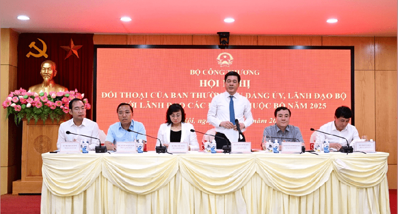 Bộ Công Thương tổ chức Hội nghị đối thoại giữa Ban Thường vụ Đảng ủy, Lãnh đạo Bộ với Lãnh đạo các đơn vị thuộc Bộ