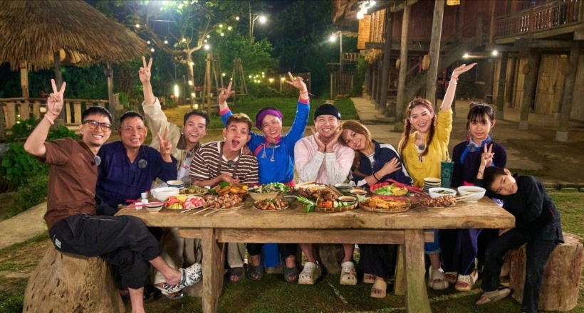 Bản Liền vụt sáng trên bản đồ du lịch Tây Bắc show thực tế "Gia đình Haha"