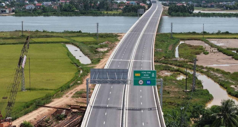 Cao tốc Vũng Áng - Bùng sẽ thông xe vào ngày 28/8