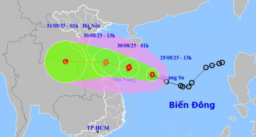 Những khu vực nào bị ảnh hưởng bởi cơn bão số 6 sắp hình thành trong đêm nay?
