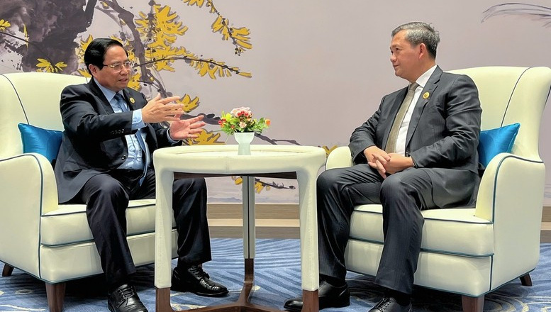 Thủ tướng: Nỗ lực đưa kim ngạch thương mại Việt Nam - Campuchia đạt 20 tỷ USD