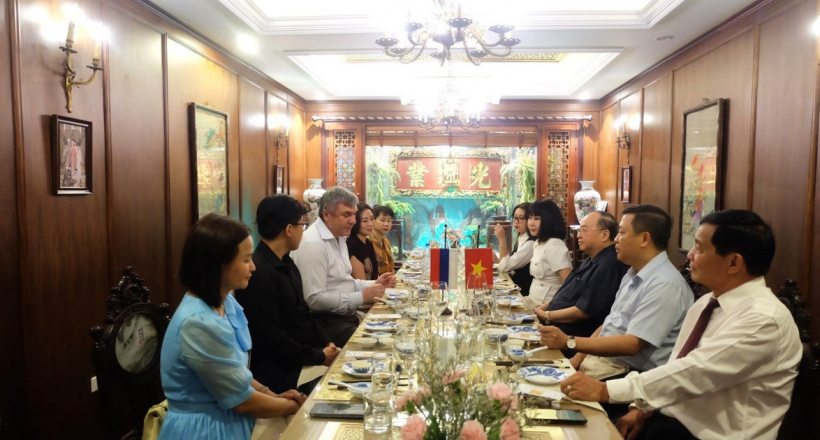 Chủ tịch VACOD-HBA tiếp Phó Chủ tịch Ủy ban Đối ngoại Saint Petersburg, chuẩn bị chuỗi sự kiện hợp tác Việt - Nga