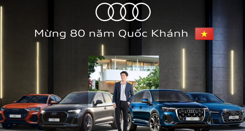 "Flash sale" cùng Audi Q6 e-tron và Audi A5 mới: Giảm nhanh 80 triệu trong 1 tuần
