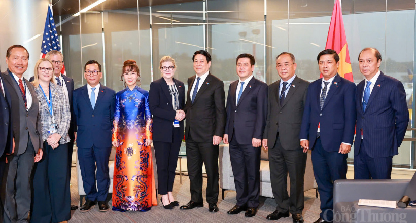 Chuỗi hoạt động của Bộ trưởng Nguyễn Hồng Diên trong ngày đầu tiên công tác tại Hoa Kỳ