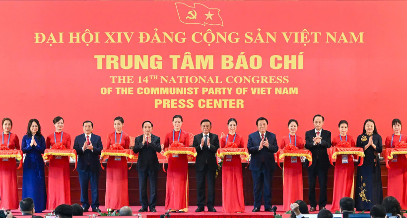 Khai trương Trung tâm Báo chí và Họp báo Quốc tế về Đại hội đại biểu toàn quốc lần thứ XIV của Đảng