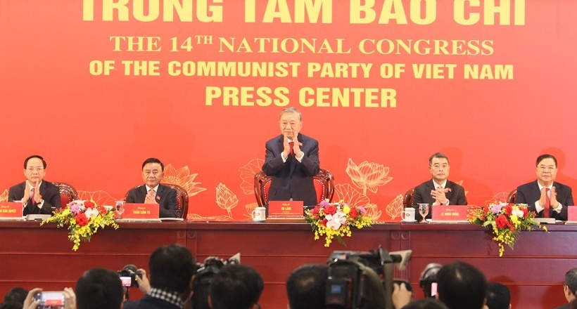Tổng Bí thư Tô Lâm chủ trì họp báo Quốc tế bế mạc Đại hội XIV của Đảng