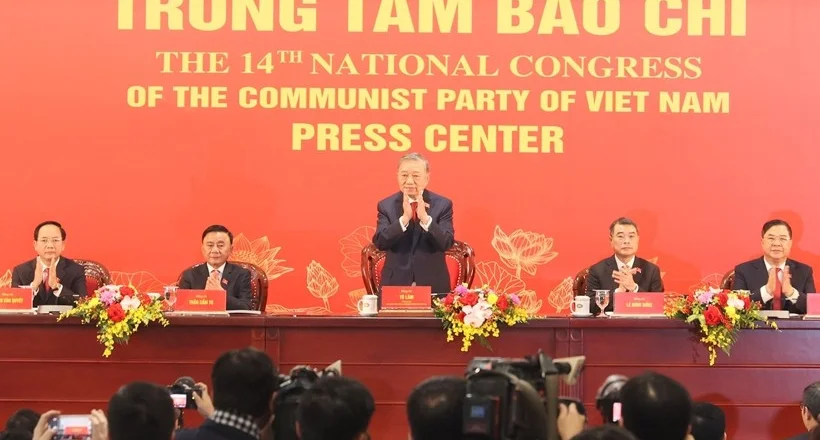 Tổng Bí thư Tô Lâm chủ trì họp báo Quốc tế bế mạc Đại hội XIV của Đảng