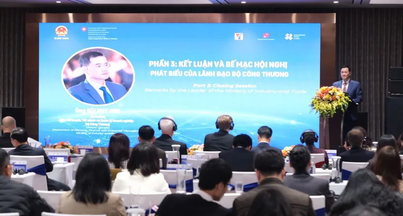 Hội nghị tổng kết dự án chính sách thương mại và xúc tiến xuất khẩu Việt Nam do chính phủ Thụy sĩ tài trợ