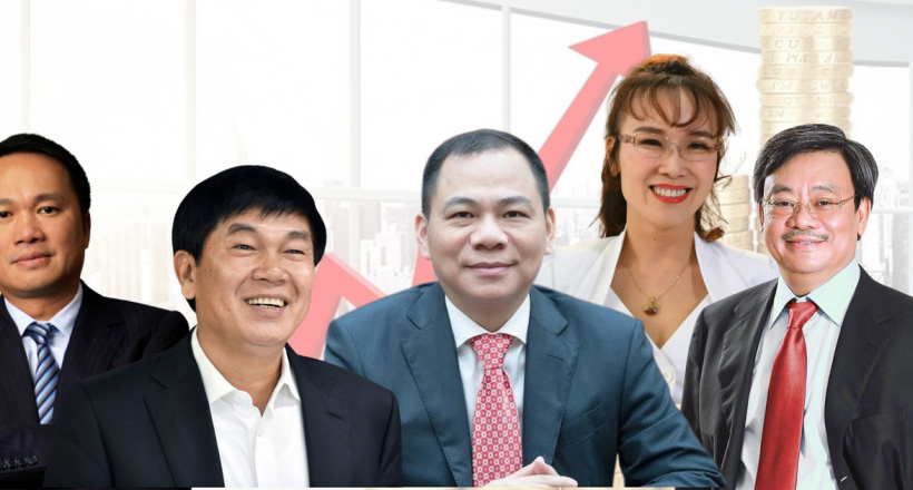 Năm thăng hoa của các tỷ phú Việt: Có người “bỏ túi” 1 tỷ USD chỉ trong một ngày