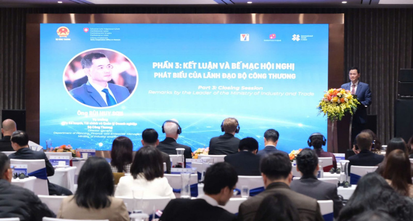 Hội nghị tổng kết dự án chính sách thương mại và xúc tiến xuất khẩu Việt Nam do chính phủ Thụy sĩ tài trợ