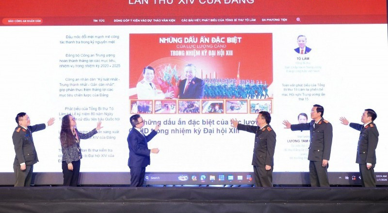 Ra mắt Chuyên trang "Đại hội đại biểu toàn quốc lần thứ 14 của Đảng" trên Báo điện tử CAND