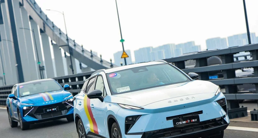 Omoda & Jaecoo tổ chức hành trình Super Hybrid Marathon, Omoda Next 5 SHS-H đi hơn 1.000 km với một bình xăng