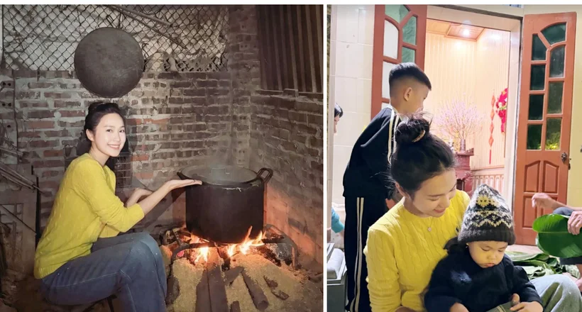 Chiêm ngưỡng biệt thự chục tỷ của Văn Hậu,Thành Chung rực rỡ ngày Tết