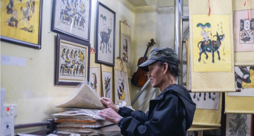 Dấu ấn thương nghiệp trong tranh Đông Hồ