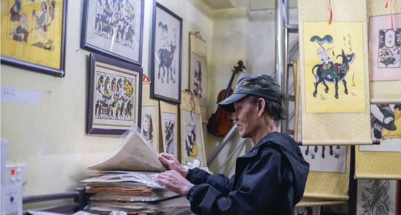 Dấu ấn thương nghiệp trong tranh Đông Hồ
